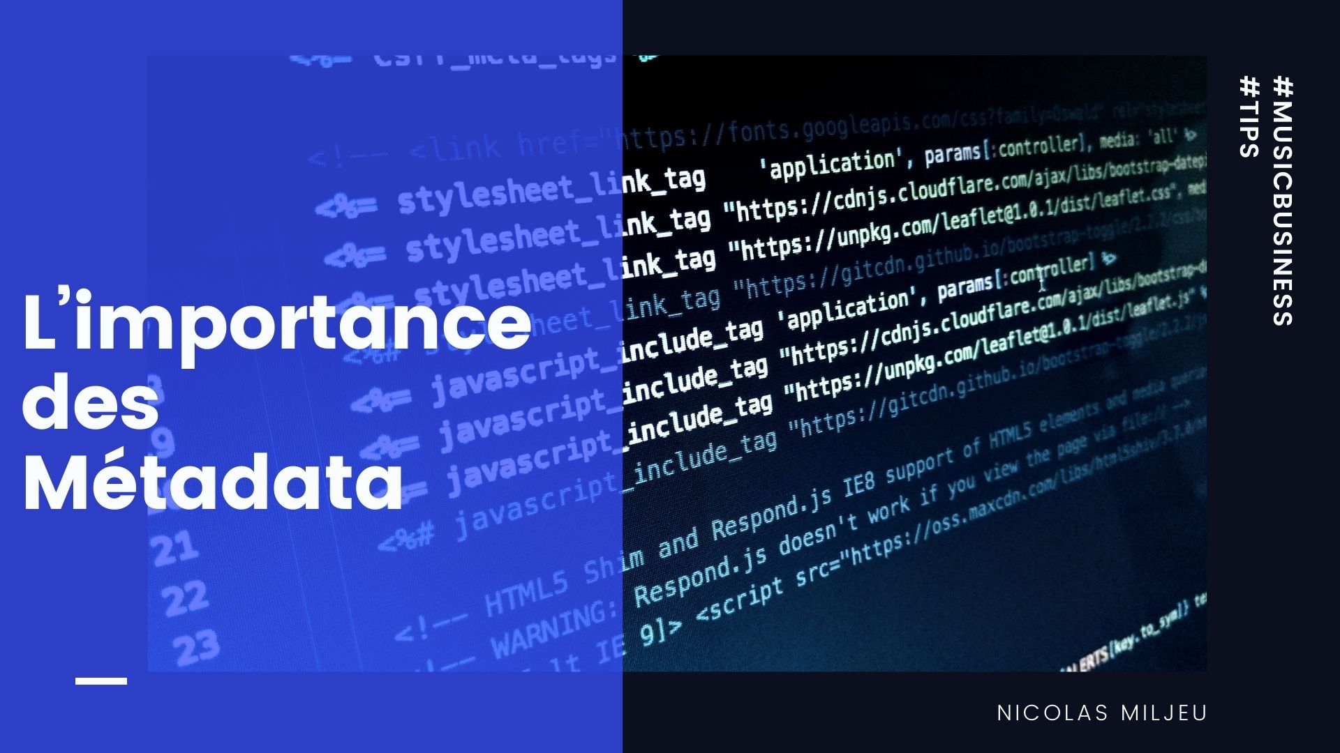 L'importance des méta data dans la musique